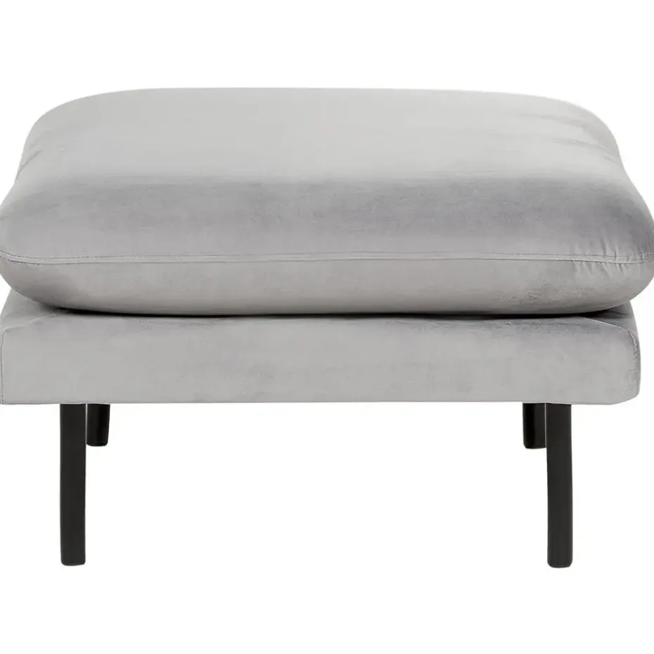 VINTERBRO - Ottomaan - Grijs - Fluweel