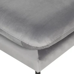VINTERBRO - Ottomaan - Grijs - Fluweel