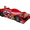 Vipack autobed Race - rood - 48x78x175 cm