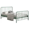 Vipack bed Bronxx - olijfgroen - 140x200 cm