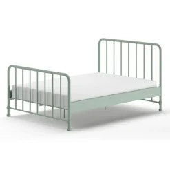Vipack bed Bronxx - olijfgroen - 140x200 cm