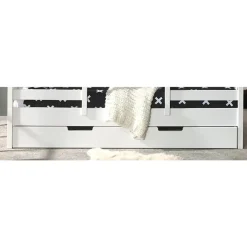 Vipack Bedlade/rolbed Huisbed - wit - 19x97x198 cm