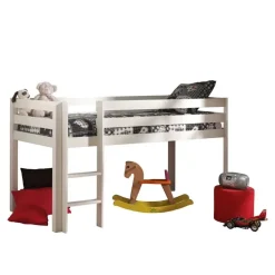 Vipack halfhoogslaper Pino - wit - 114x105,3x209,3 cm