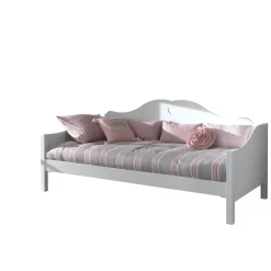 Vipack kajuitbed Amori met rolbed/opberglade - wit - 212x97x95 cm