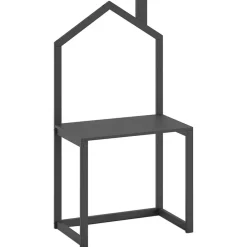 Vipack kinderbureau Dallas - antraciet - 151x60x81 cm