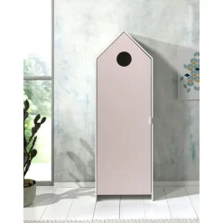 Vipack kledingkast Casimi 1 deurs - roze - 171,5x57,6x37 cm