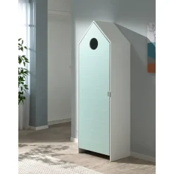 Vipack kledingkast Casimi 1 deurs - mint - 171,5x57,6x37 cm