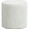 Vipack poef Moon - 41x41 cm - Mint bouclé stof