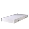 Vipack rolbed Lewis - wit - 199x94x18,5 cm