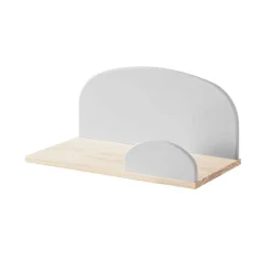 Vipack wandplank Kiddy - grijs - 45 cm