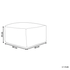 VISHVI - Poef - Blauw - Katoen