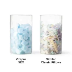 Vitapur Kinderkussen - Traagschuim vulling - 40x60 cm - 2 stuks