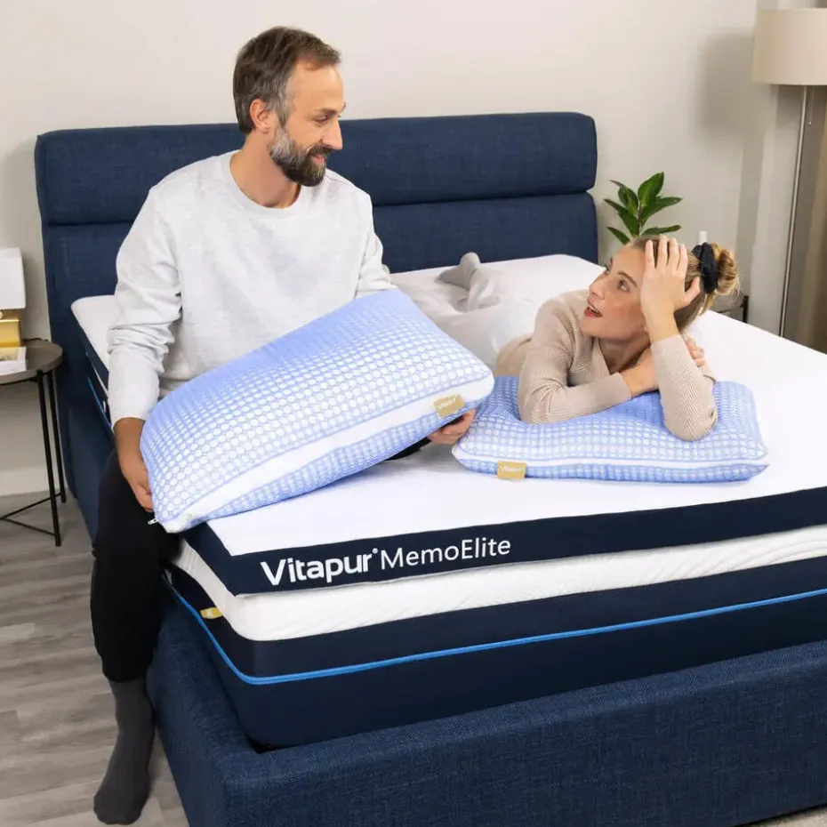 Vitapur Kussen - Hoofdkussen Nekklachten - 40x60 cm