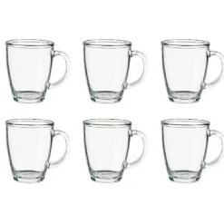 Vivalto Design koffie/thee glazen - 6x stuks - glas - 310 ml