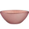 Vivalto schaaltjes/kommetjes - Murano - glas - roze - D15 cm