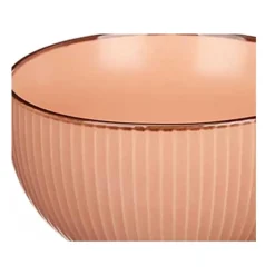 Vivalto schaaltjes/kommetjes - porselein - zalm roze - D14 cm