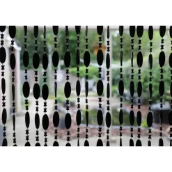 Vliegengordijn / Deurgordijn - Noah - 90x220 cm - Zwart