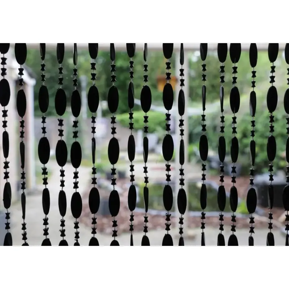 Vliegengordijn / Deurgordijn - Noah - 90x220 cm - Zwart