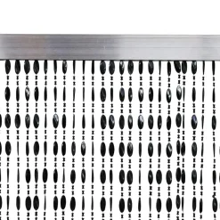 Vliegengordijn / Deurgordijn - Noah - 90x220 cm - Zwart