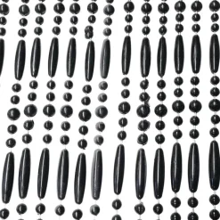 Vliegengordijn / Deurgordijn - Robin - 90x220 cm - Zwart