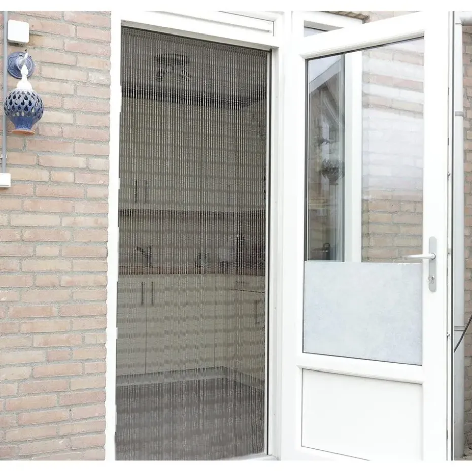 Vliegengordijn / Deurgordijn - Robin - 90x220 cm - Grijs / Taupe