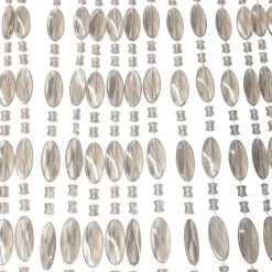 Vliegengordijn / Deurgordijn - Noah - 90x220 cm - Grijs / Transparant