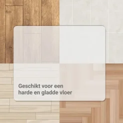 Vloerbeschermer - Antistatisch PVC - Harde vloer - 116x150 cm