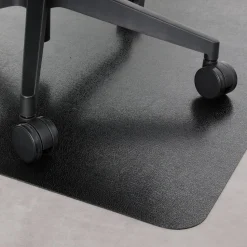 Vloerbeschermer PVC - Zwart - Harde vloer - 90x120cm