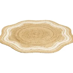 Vloerkleed Alandi - beige - Ø100 cm