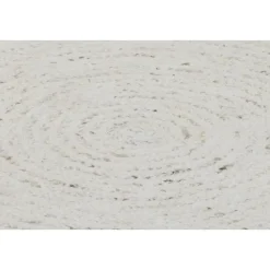 Vloerkleed Anjali - wit - Ø100 cm