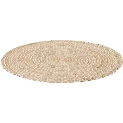 Vloerkleed Madras - naturel - Ø100 cm