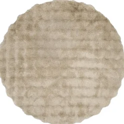 Vloerkleed Oos - taupe - Ø120 cm