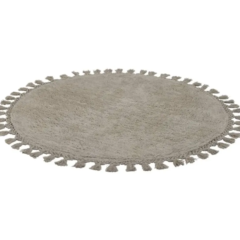 Vloerkleed Raya - beige - Ø100 cm