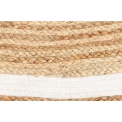 Vloerkleed Rond - Naturel/Wit - Ø200cm - Vloerkleed Jaipur