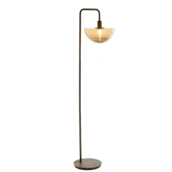 Vloerlamp Baylie - Bruin - 43x30x165cm