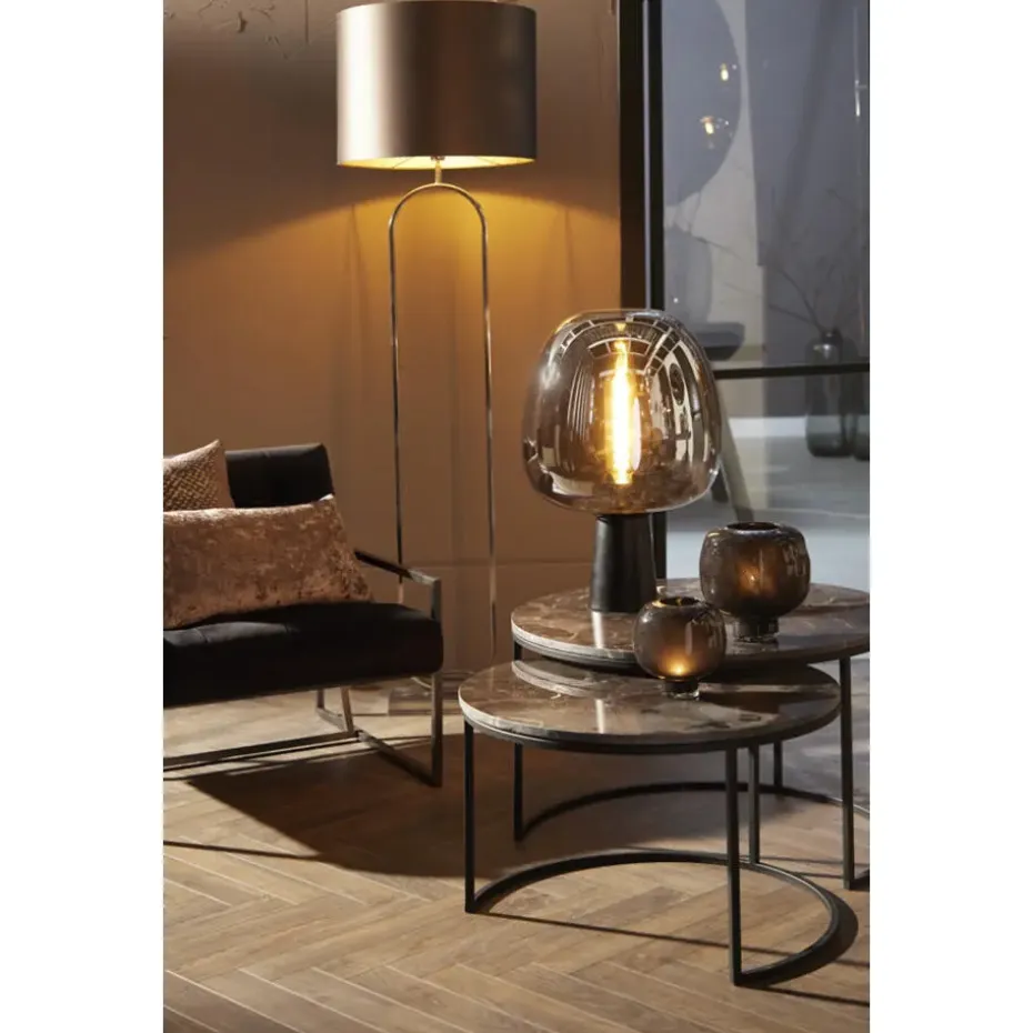 Vloerlamp Jamiri - Zwart - 30x15x142cm