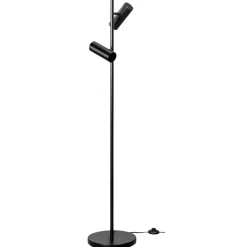 Vloerlamp Napels - zwart - 140 cm