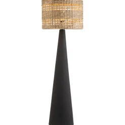 Vloerlamp Rita E27 - naturelkleur - 115xØ36 cm