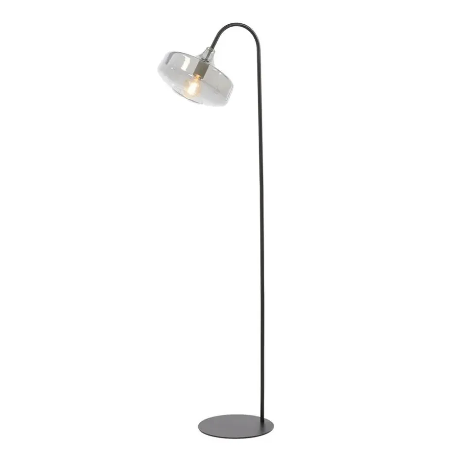 Vloerlamp Solna - Zwart - 45x29.5x160cm