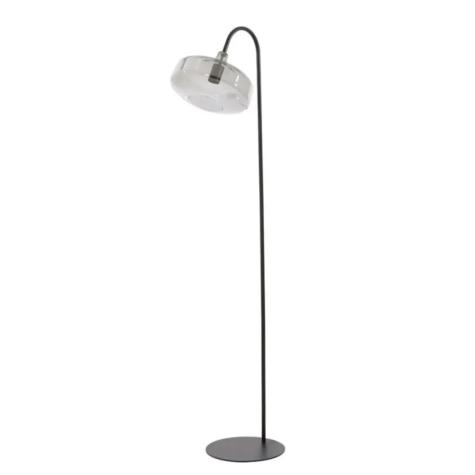 Vloerlamp Solna - Zwart - 45x29.5x160cm