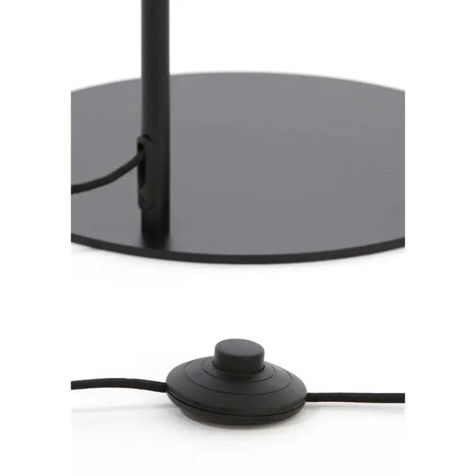 Vloerlamp Solna - Zwart - 45x29.5x160cm