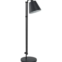 Vloerlamp Xemm - zwart metaal - E27 - 110x30xØ25 cm