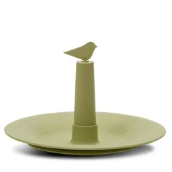 Voederschaal Goldfinch - olijfgroen - 32 x 22 cm - kunststof - staand