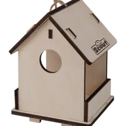 Vogelhuisje - 2-in-1 - houten nestkastje - 14 x 19 cm