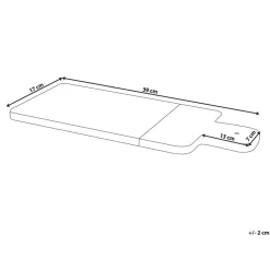 VOLOS - Dienblad - Wit - Hout