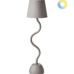 VOUGA - Tafellamp - Beige - Aluminium/IJzer