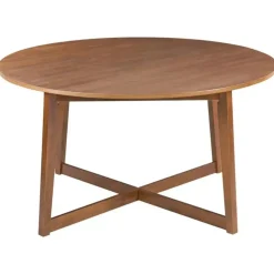 WAIPORI - Eettafel - Donkere houtkleur - 140 cm - MDF