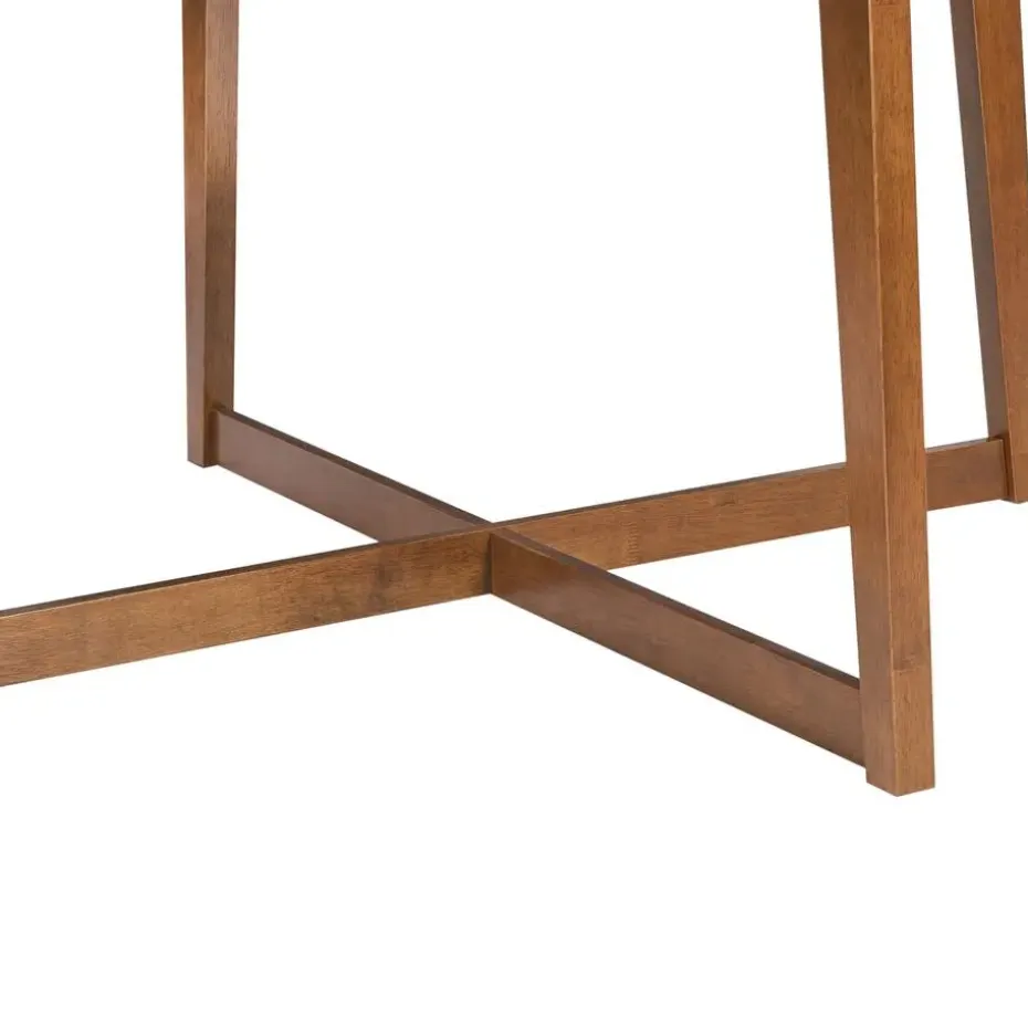 WAIPORI - Eettafel - Donkere houtkleur - 140 cm - MDF