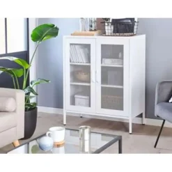 WAKATIPU - Sideboard - Wit - Staal