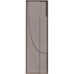 Wanddecoratie Abstract - beige - MDF - 115x35 cm